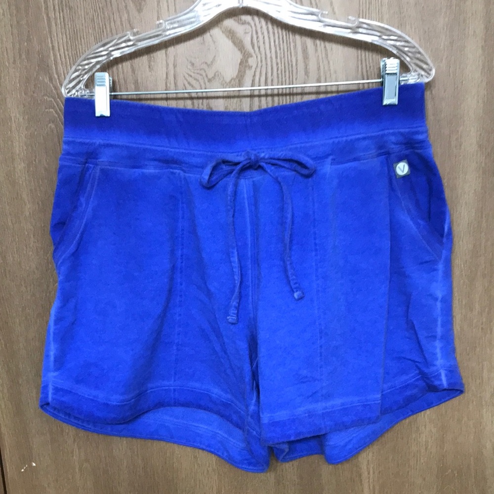 Blue LIVI Velour Shorts Size 10/12